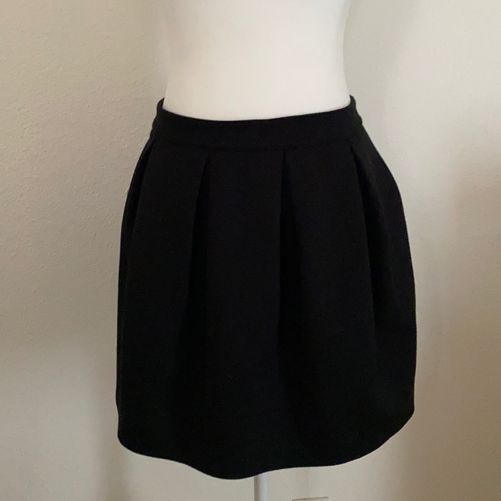Black mini skirt A-Line